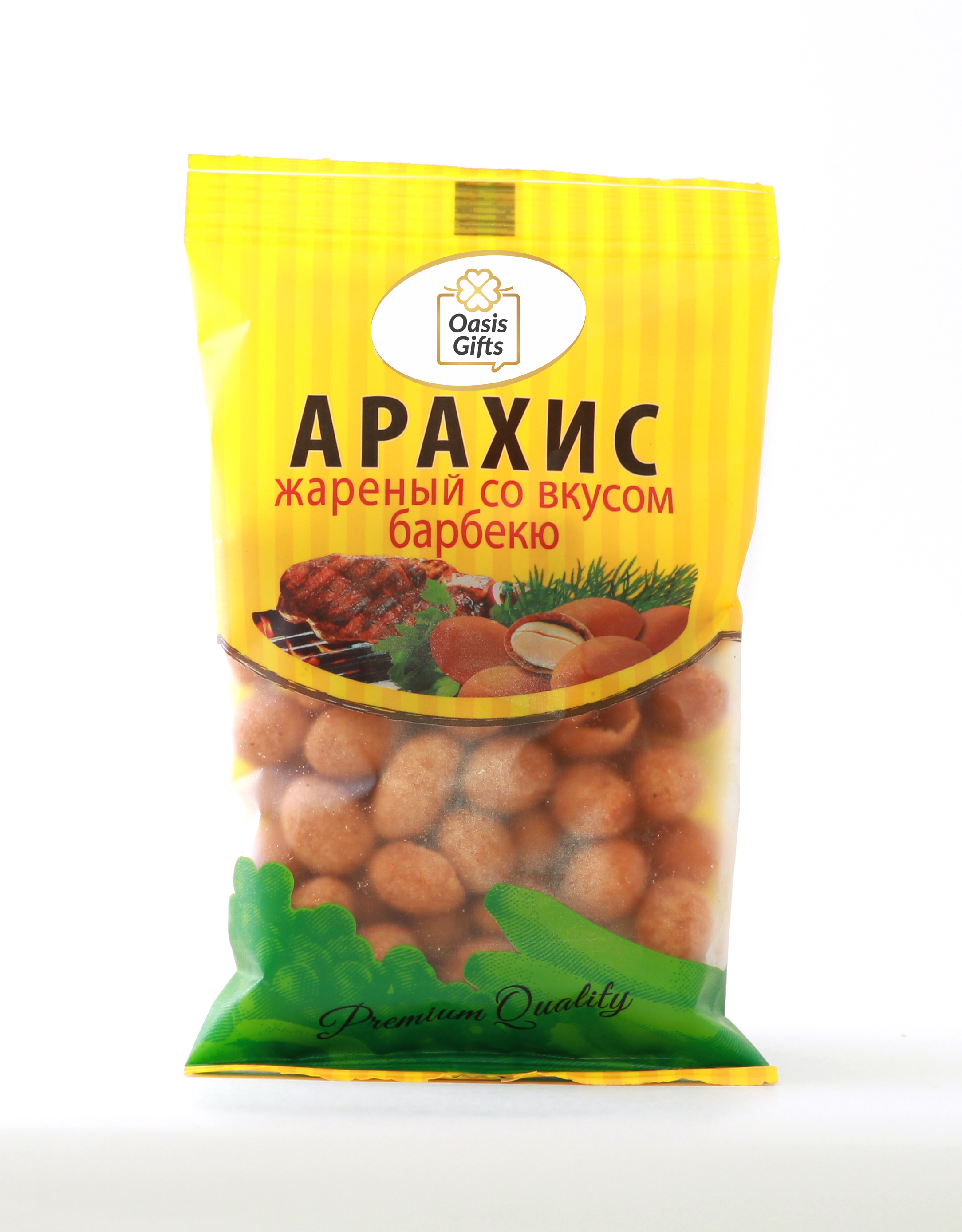 Арахис жареный со вкусом  барбекю  70 гр.