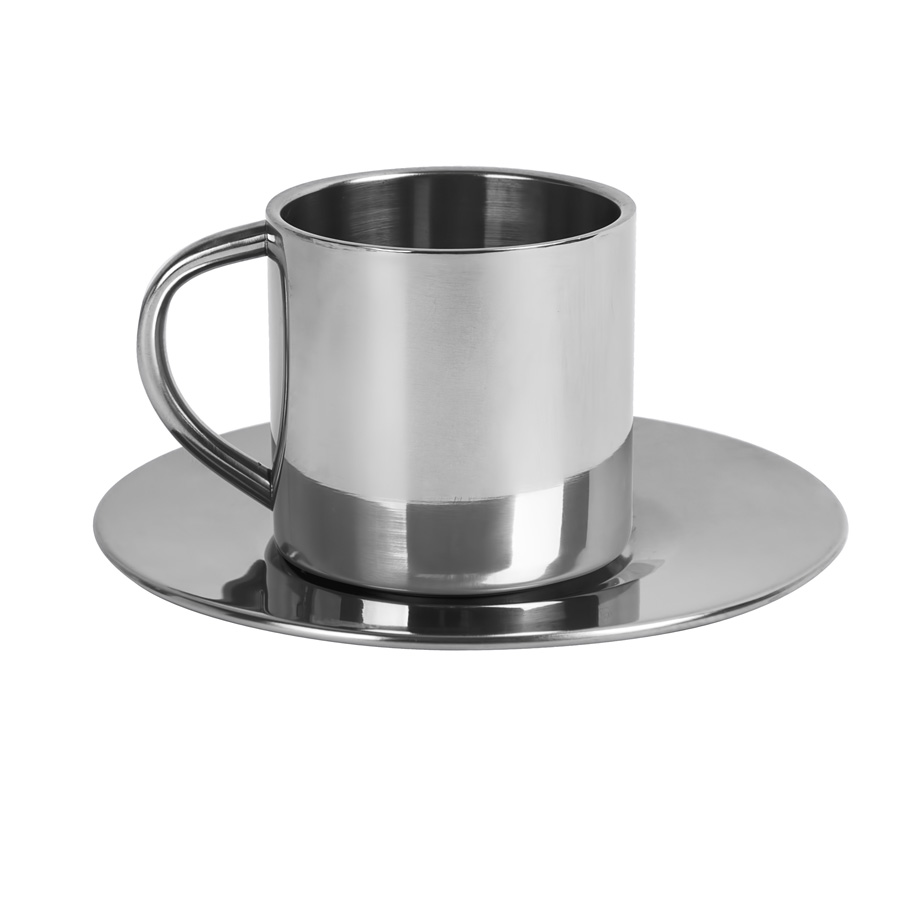 Кофейная пара "Coffemania"; 100 мл; металл; лазерная гравировка