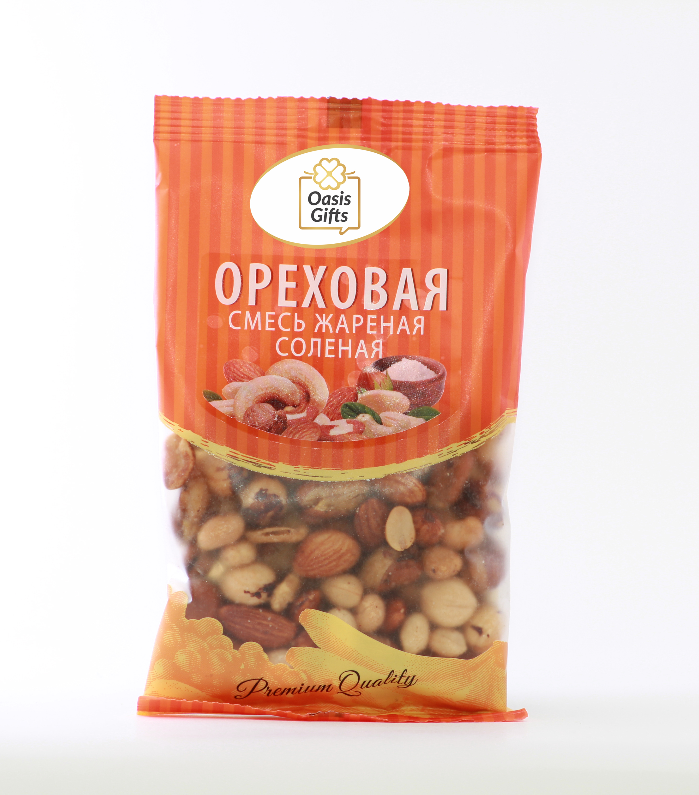 Смесь“Ореховая” соленая жареная 100гр.