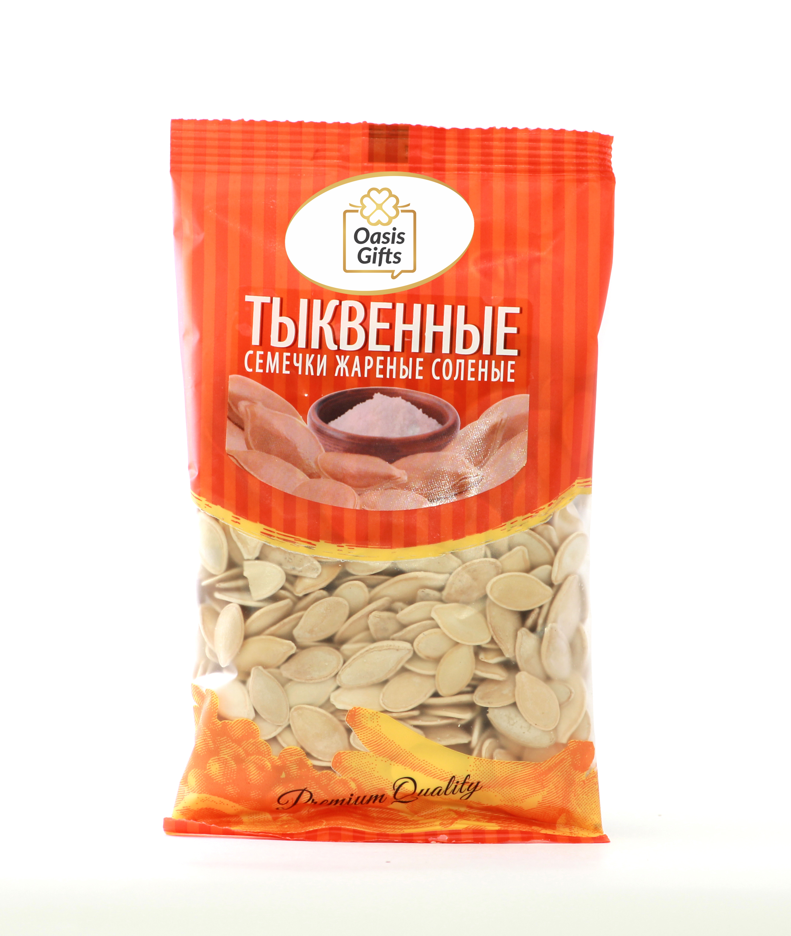 Семечки тыквенные жареные солёные 100гр.