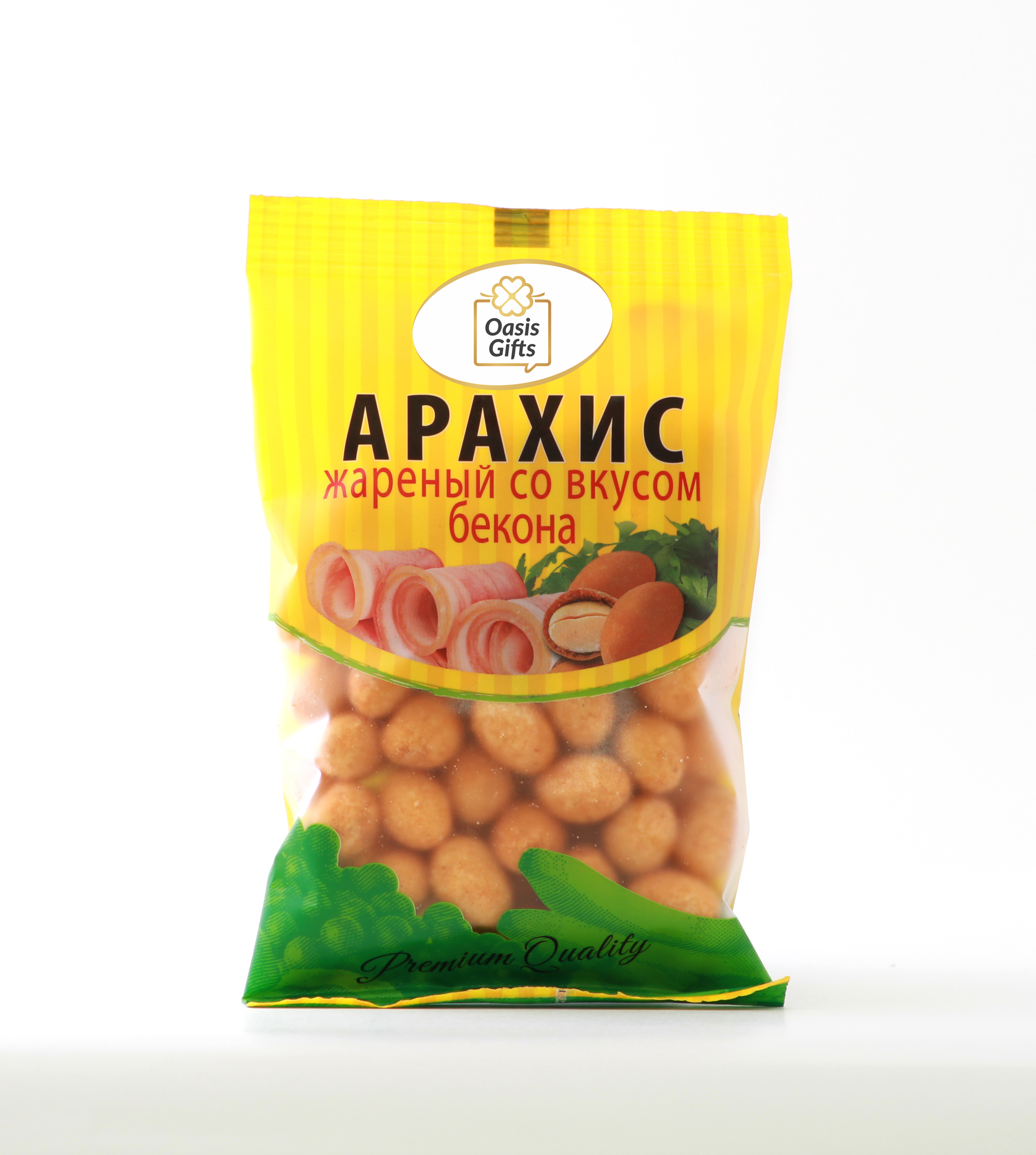 Арахис жареный со вкусом  бекона  70 гр.