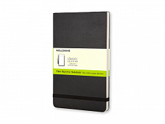 Записная книжка Moleskine Reporter (нелинованный), Large (13х21см), черный