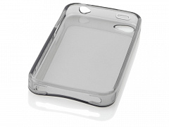 Чехол для Iphone 4/4S «Скин», черный прозрачный