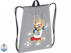 Сумка-мешок FWC Mascot. adidas, белый/черный