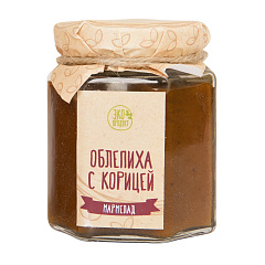 Варенье-мармелад  "Облепиха с корицей"; натуральный; диаметр 7 см.