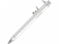 Ручка шариковая «Штангенциркуль», серебристый