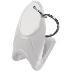 Открывалка "Quick up"; белый; 6х3х4 см; пластик; тампопечать