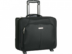 Сумка на колесах с выдвижной ручкой "Пилот" Samsonite, черный